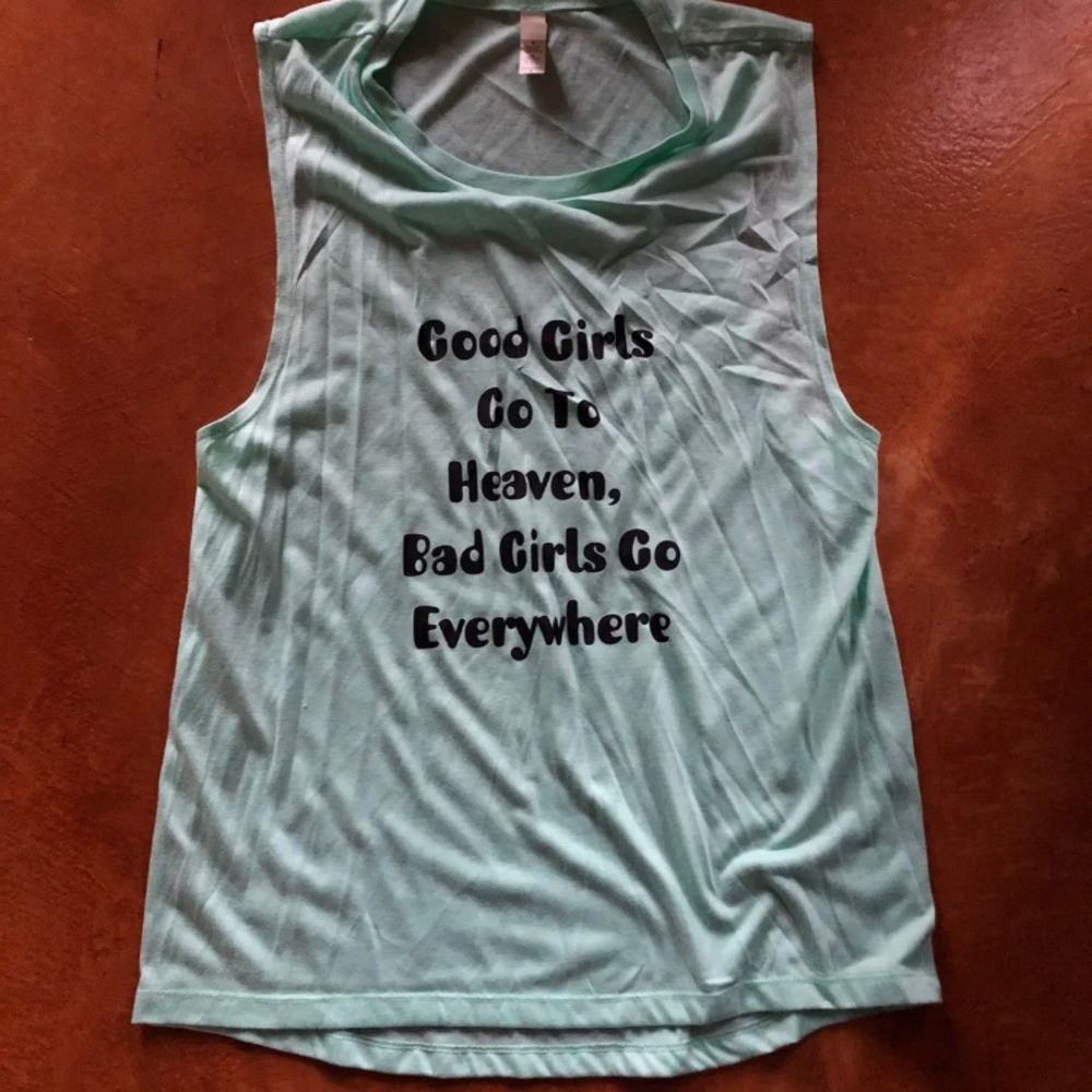Good Girls Go To Heaven Tank Top Large